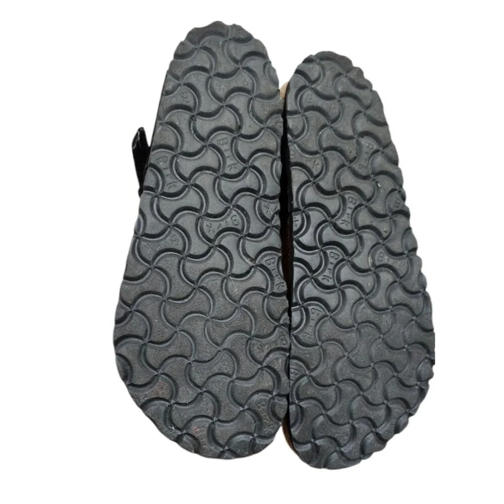 Birkenstock Gizeh Black Patent Sandals Size EU 38/US 7
